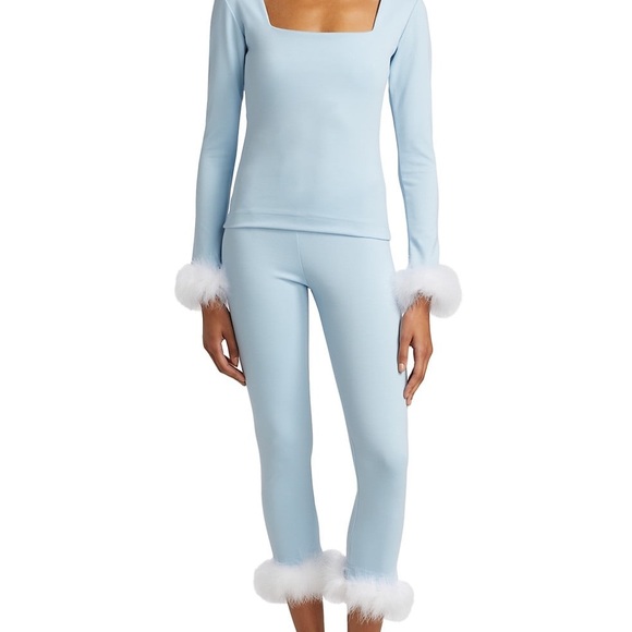 SLEEPER THE WEEKEND CHIC SET WITH LEGGINGS IN BLUE NEW XL - Picture 6 of 7